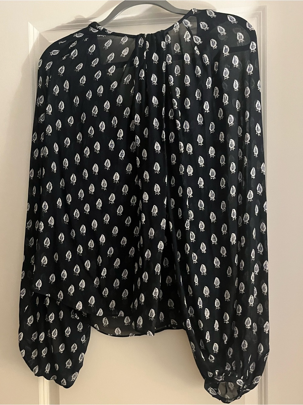 Banana Republic Navy Printed Women's Shirt